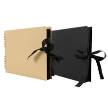 80 страниц фотоальбомы скрапбук бумага поделки альбом Скрапбукинг Фотоальбом для свадьбы юбилей подарки книги памяти