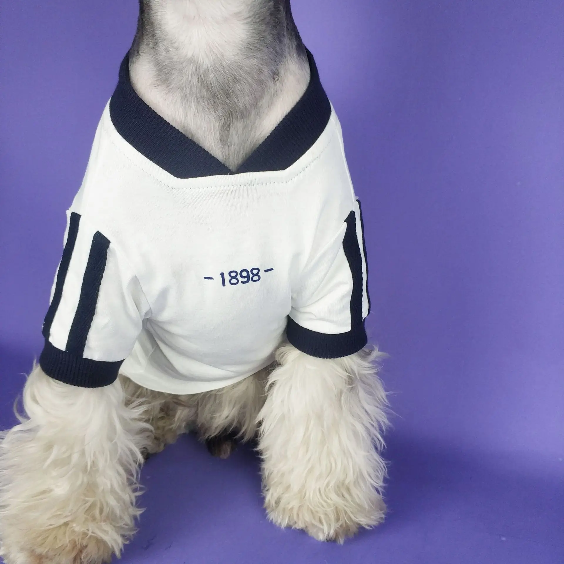 Одежда для собак Spoof Tsinghua Peking Университетская футболка Teddy Schnauzer Pug Cat летняя одежда чистая хлопчатобумажная одежда для домашних питомцев