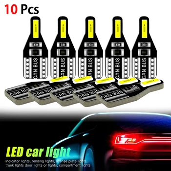

10Pcs LED T10 501 194 W5W 7020SMD Car CANBUS Error Free Wedge Light Bulb White