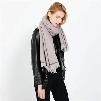 

European and American hot selling cashmere-like warm scarf in autumn and winter