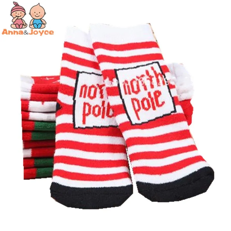 6pairs/lot Winter Cotton thick socks Baby Socks Children In The Tube Gift Christmas Socks TWS0364