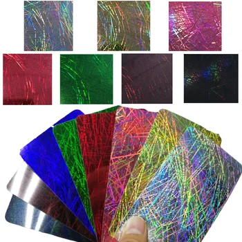 

25cmx100cm/9.8"x39.4" Hologram iridescent Chrome Heat Transfer Vinyl Bird's Nest Iron-on Press Textile T-Shirt Cricut Film DIY