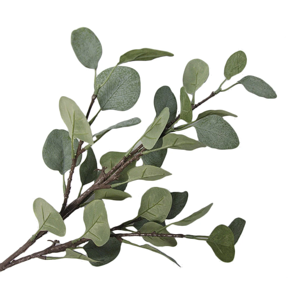 1 шт. зеленый искусственный цветок из шелка эвкалипта растительный лист Цветы