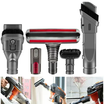 

5Pcs For Dyson V8 Absolute, Vacuum Attachments Kit, Nozzle Brush Tool Set Vacuum Cleaner Accessories Household Cleaning Tools