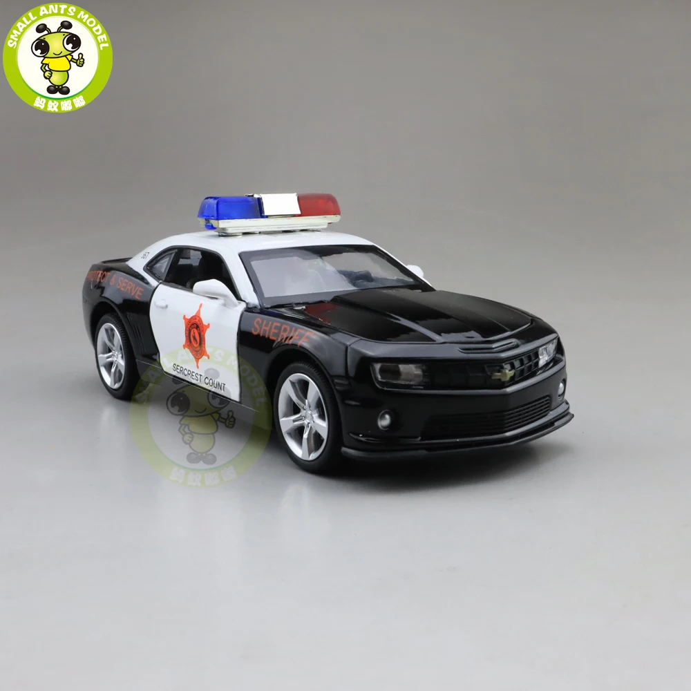 1/32 Chevrolet Camaro Poli ce машина литая под давлением Модель автомобиля игрушки Дети Мальчики Подарки