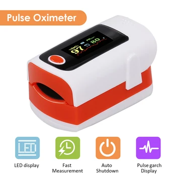

Fingertip Pulse Oximeter Blood Oxygen Saturation Pulse Intensity Monitor SpO2 Monitor LED Color Display Pulse Rate Monitor