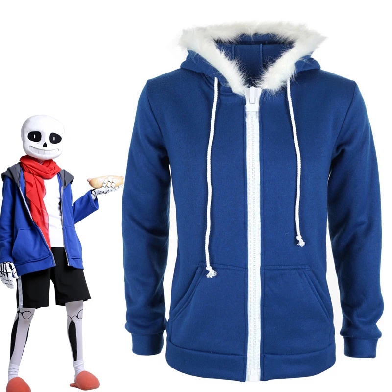 Костюм для косплея Sans Undertale толстовки маска новый каркас куртка без рисунка