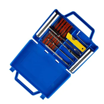 

11pcs Car Van Motorcycle Bike Emergency Heavy Duty Tubeless Tire Puncture Professional Repair Kit Plug Set Tyre Repair Kit