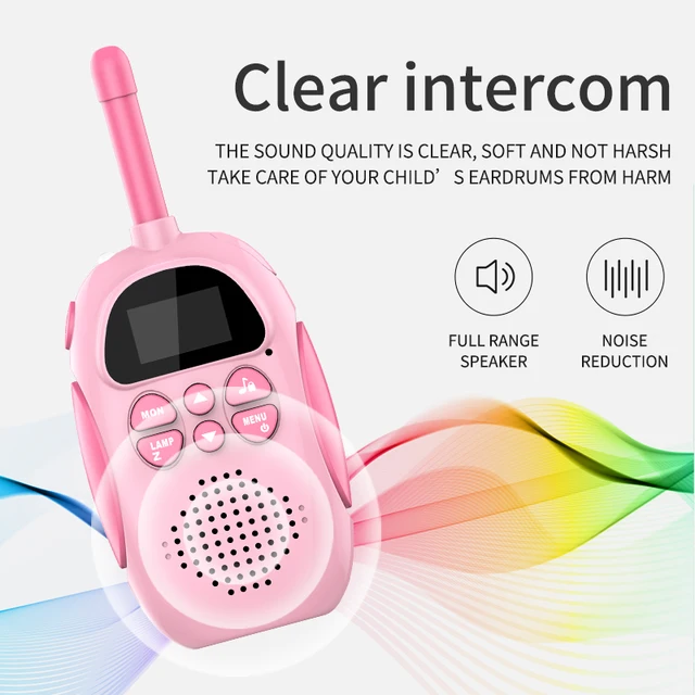 Kids Walkie Talkies Portable Handheld Toy Cute Walkie Handheld Talk Parent-Child Educational Interactive Toys 4