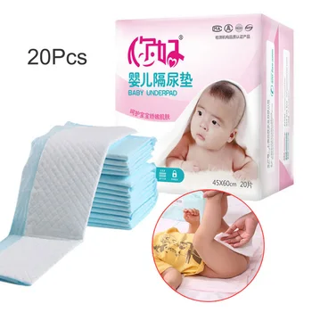 

Disposable Changing Pads Underpads Bed Protection For Baby Heavy Absorbency 20Pcs/Pack