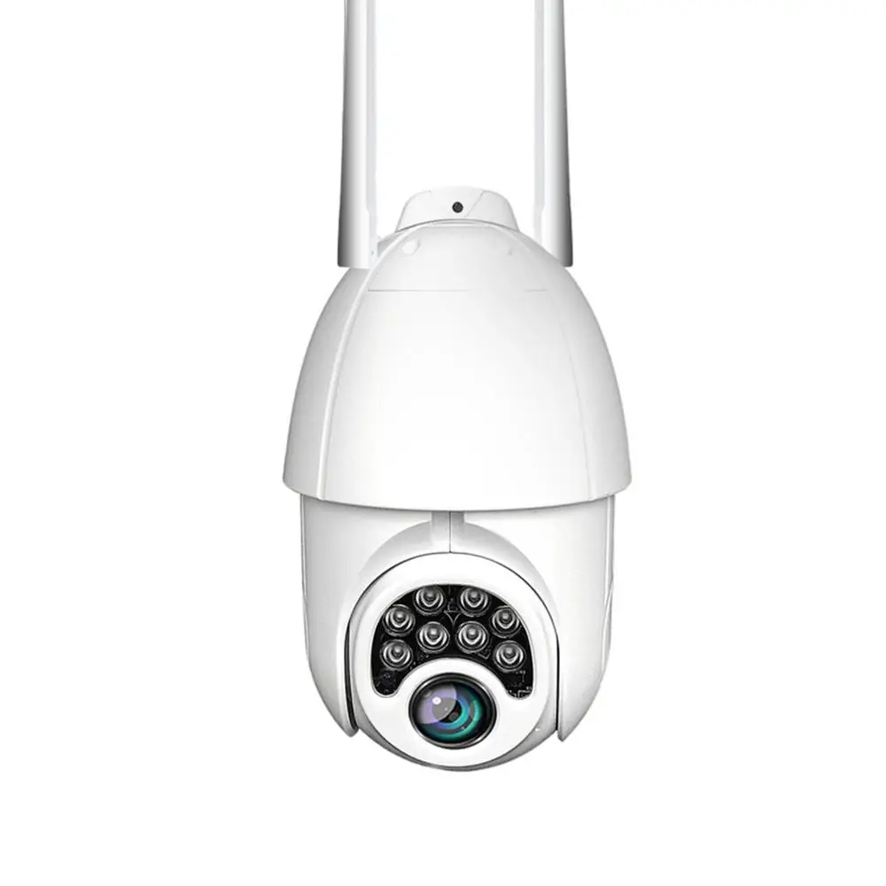 Wifi PTZ IP камера сирена светильник 8 светодиодов автоматическое отслеживание облако Домашняя безопасность CCTV камера цифровая скорость купольная камера - Цвет: 720P  220V  AU