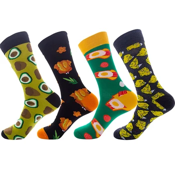 

Novelty Cotton Fruit Funny Wedding Dress Animal Casual Colorful Socks Socks Mens