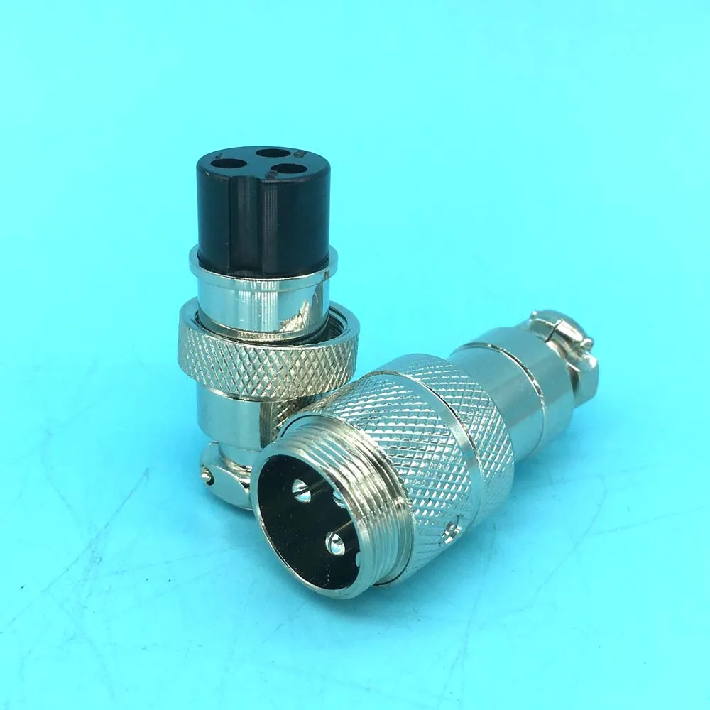 

1 Set High Quality M20 Gx20 3 Pin Docking Connect Aviation Interface Plug Socket Butt-Joint Connector Even Joint
