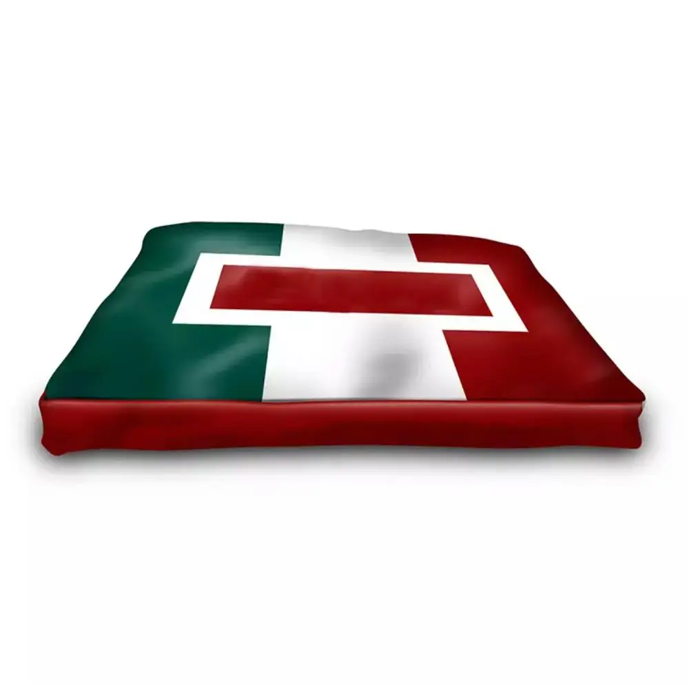Red White Green Спальное место для собаки подушки для маленьких, средних и больших собак ткань Оксфорд щенок дышащая домашних животных коврик для домашних животных бульдог Гнездо Диван Одеяло коврик AQB01 - Цвет: Red White Green