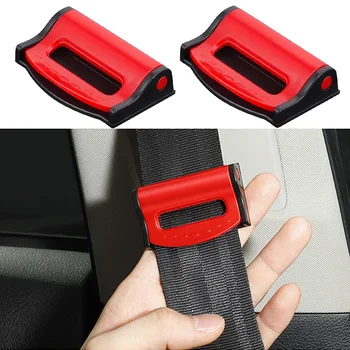 

2pcs Car Seat Belts Clip Seatbelt Extender Safety Adjustable For Volkswagen Audi Sline A1 A3 A4 A5 A6 A8 Q3 Q5 SQ5 Accessories