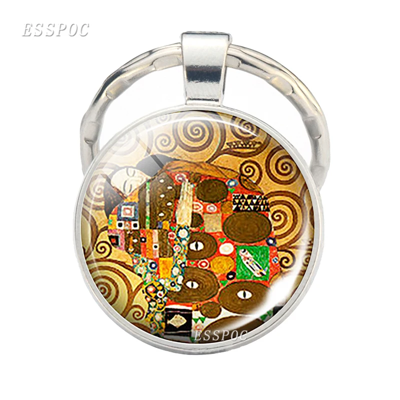 Художественный брелок Gustav Klimt творчество полного выполнения Климта поцелуй