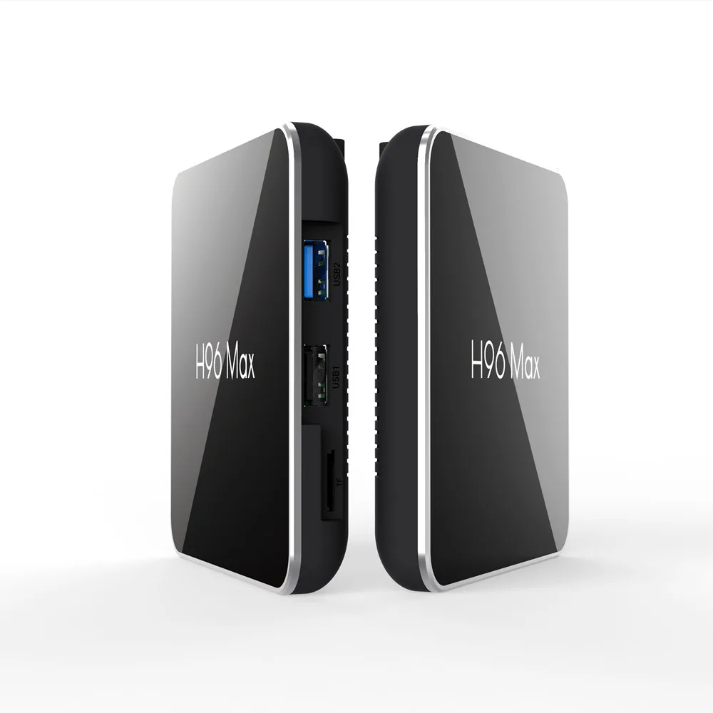 H96 Max x2 Android 9,0 Amlogic S905X2 LPDDR4 четырехъядерный процессор 4 ГБ 32 ГБ 64 Гб 2,4G и 5 ГГц Wifi BT H.265 4K телеприставка Smart tv box H96 Max