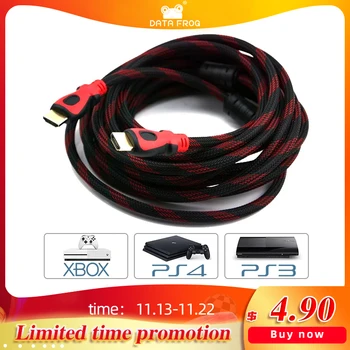 

High Speed HDMI Cable HDMI to HDMI 1.5M/1.8M/3M/5M/10M/20M Gold Plated For Playstation 4 PS4 PS3 Xbox For Nintend Switch TV Box
