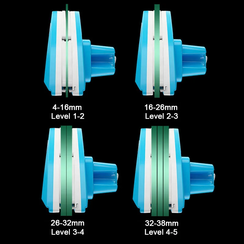 Регулируемый магнитный очиститель окон, двухсторонний стеклоочиститель, щетка для чистки, инструмент для мытья, для домашнего офиса, 4-32 мм, стекло для окон
