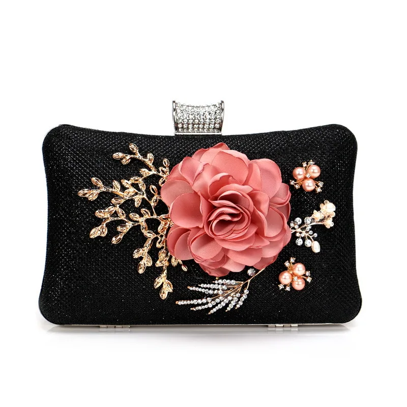 

Surplus Power New Style Flower Evening Bag Women Dress Evening Bag Debutante-Style Banquet Clutch Bag