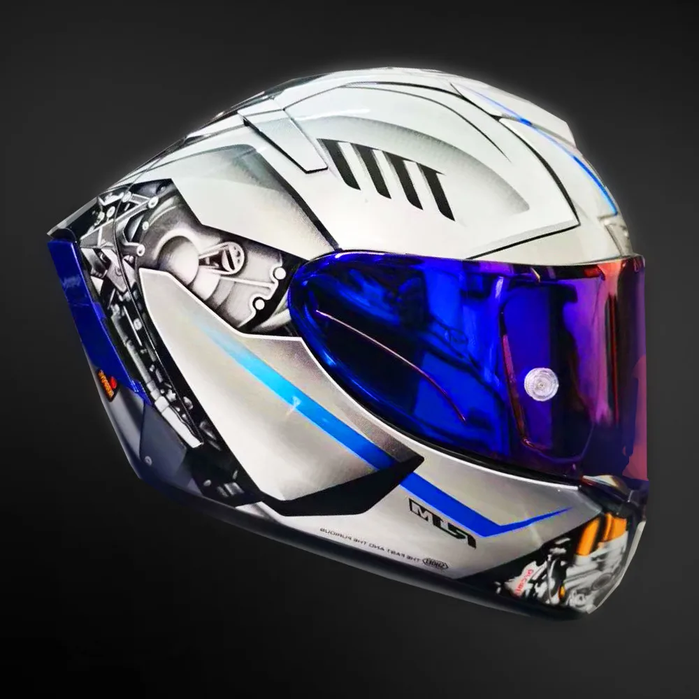 Wajah Penuh Sepeda Motor Helm X14 R1M Warna Emas Helm Hitam Semut Naik  Motocross Racing Moto Helm - AliExpress Mobil \u0026 Sepeda Motor