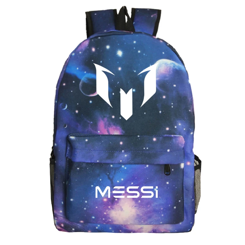 Высококачественный школьный рюкзак Messi, школьный рюкзак, модный рюкзак с новым рисунком для ноутбука, мужской и женский туристический рюкзак
