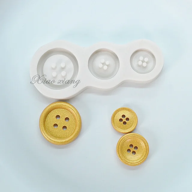 Luyou 1Pc Gombos Szilikon Formák Fondant Penész Torta Díszítő Szerszámok Gumpaste Penészek, Konyhai Kiegészítők Fm1939
