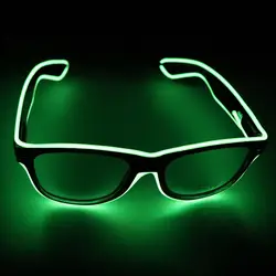 Светящиеся очки светодиодный метр для ногтей голосовой бар вечерние подарочные музыкальные вечерние шоу атмосферные поставки неоновые