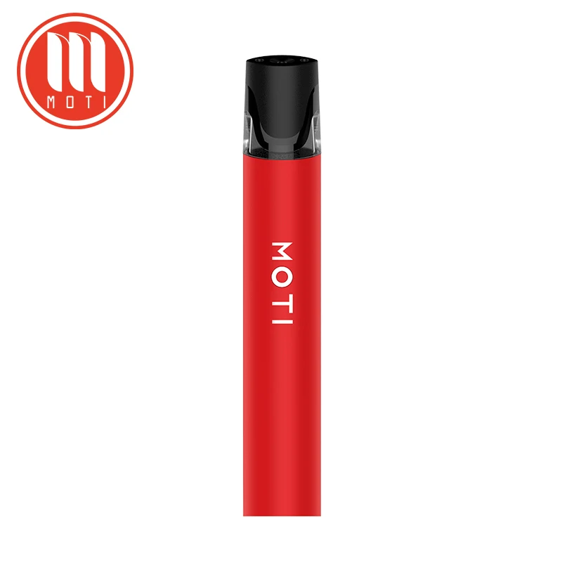 

Original MOTI Refillable Starter Kit 1.8ML pod Built-in battery 500mAh Hot red E-cigs Pod vape shisha pen kit