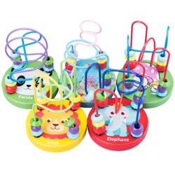 TYY – mini cercles en bois pour bébé, jouet éducatif de maths, labyrinthe de perles, montagnes russes, boulier, Puzzle, cadeau pour enfant, garçon et fille, 2022 