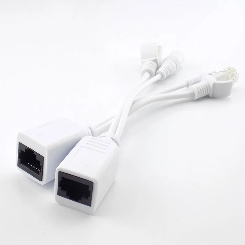 1 пара POE сплиттер 12 В адаптер Аксессуары RJ45 набор игл для маринования Разъем питания кабель камера Cctv для камеры безопасности K13