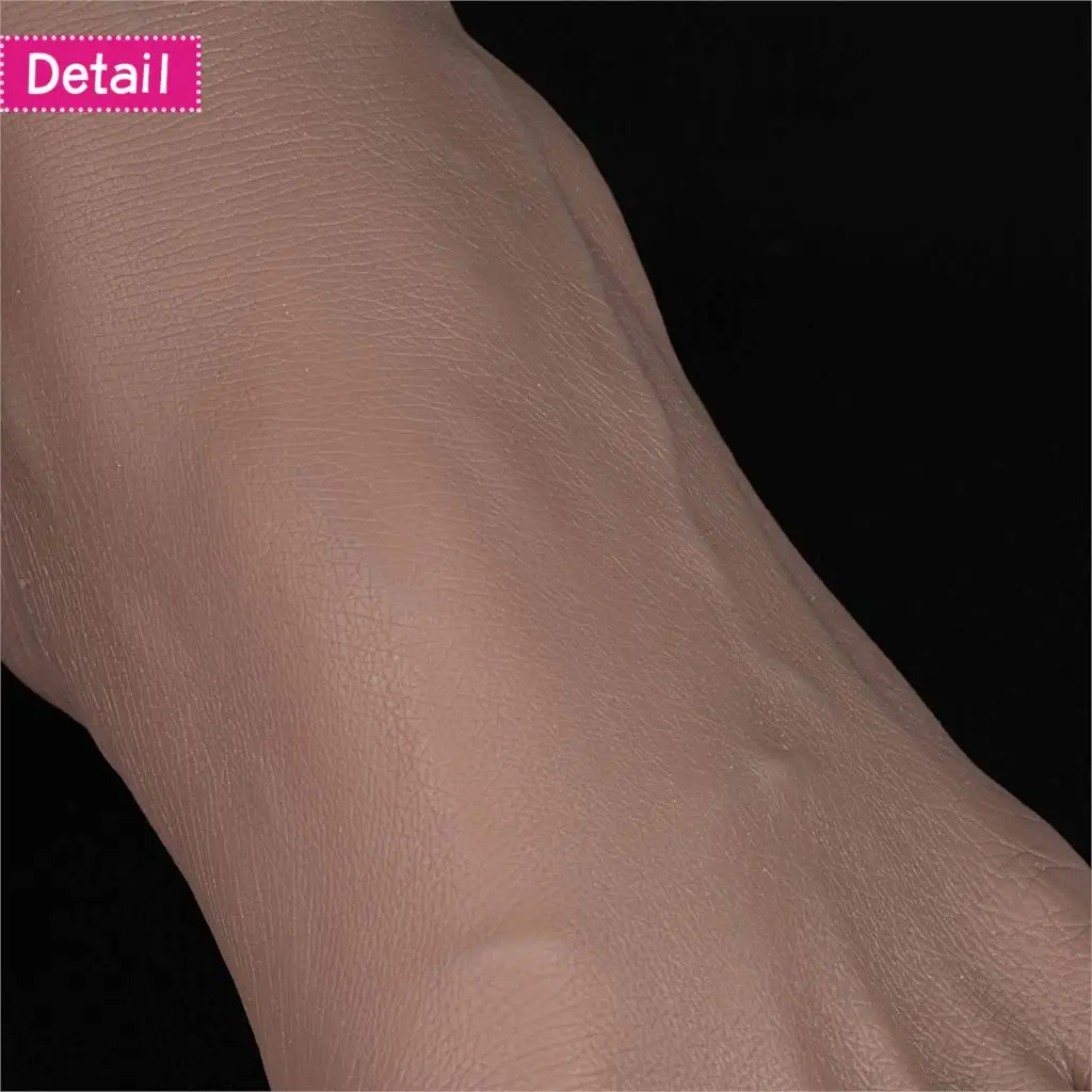 Simulation Foot Model Large UR 46 1:1 Real Shooting Display Props Medical Painting Teaching Big Size Lifelike Male Feet TG4601