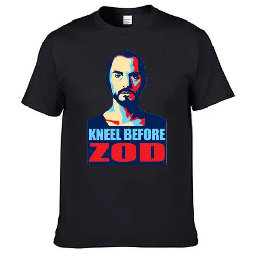 Kneel Before Zod футболка 203003 крутая Повседневная для мужчин и женщин унисекс новая