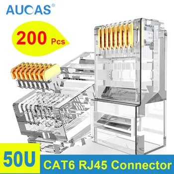 

AUCAS Crimp Rj45 Crimper CAT5 Lan Tester Mikrotik Network Cable Wiring Utp Head Plug Connector Female Equipment Networking RJ11