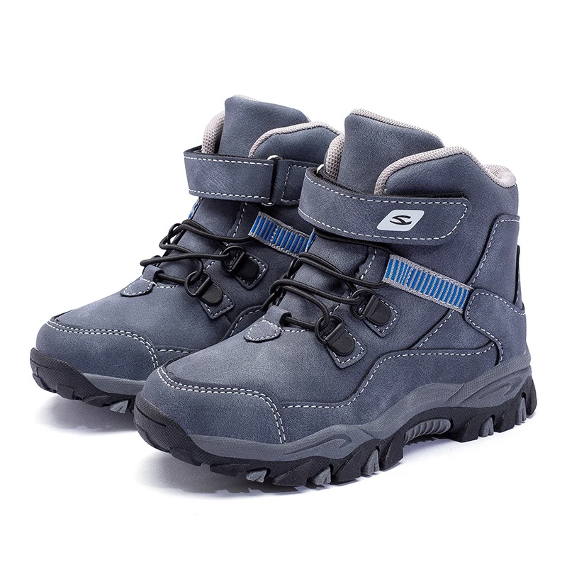 

Kids Snow Boots 2023 Autumn Winter Brand Boy Shoes Anti-skid Keep Warm Sports Cotton Shoes for Boy Plus Size 28-39 Shoe Children
