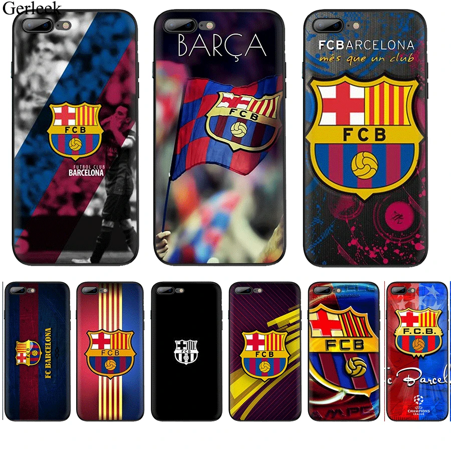 

Desxz Logo Soft TPU Case For iPhone X XS Max XR 6 6s 7 8 5s SE Cover Barcelona protection