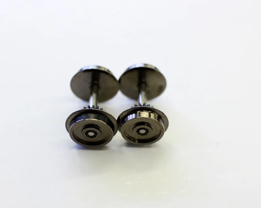 1:87  HO proportional train  wheel  Electric train model universal wheel accessories  6pcs/bag 2