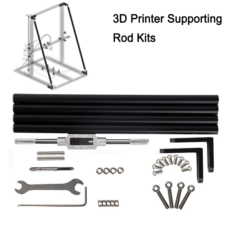 3D-принтеры обновления Запчасти опорный стержень набор 300 мм 500 мм тянуть комплект тяг рамка для Creality 3d CR-10 CR-10S CR-10 S5 принтер Z оси