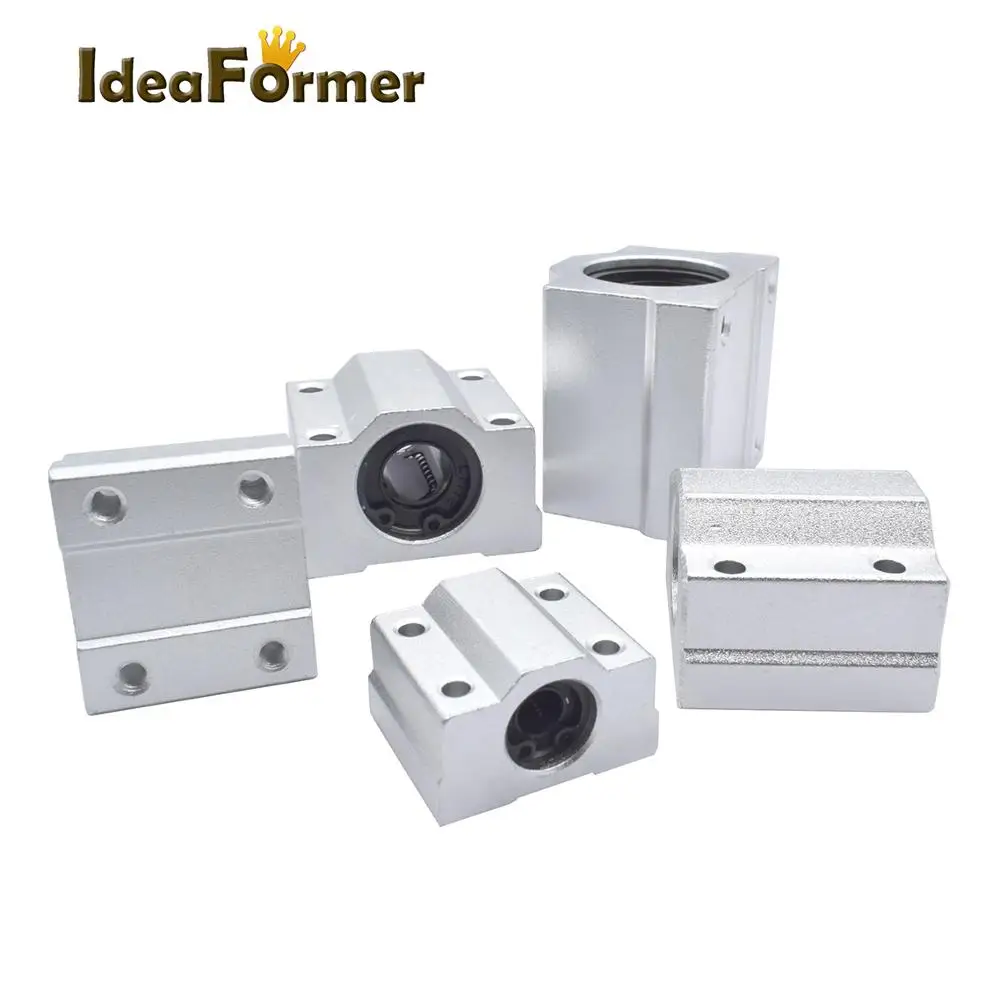 

SC6UU SC8UU SC10UU SC12UU SC16UU Linear Ball Bearing Slide Linear Motion Bushing Block For CNC Router 3D Printer Parts Shaft Rod
