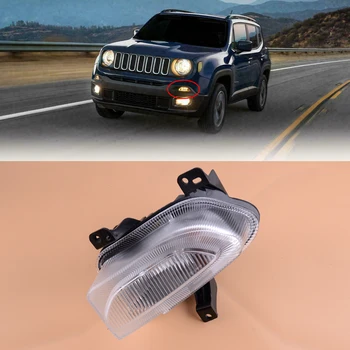 

CITALL Left LED Daytime Driving Running Fog Turn Signal Light Lamp Daylight DRL Fit for Jeep Renegade 2015 2016 2017 2018