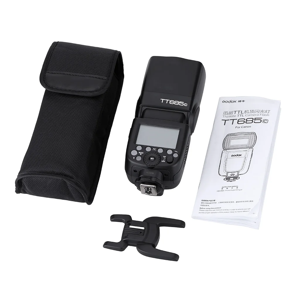 GODOX TT685C E-TTL Speedlight 2,4G беспроводной Master Slave Фонарик Speedlite для Canon EOS 650D 600D 550D 500D 5D Mark III