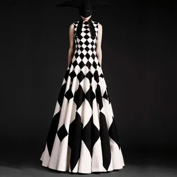 

Diamond Plaid Super Expandable Dress One Product Dropshipping sexy dress party dress bandage dress maxi dress black dress