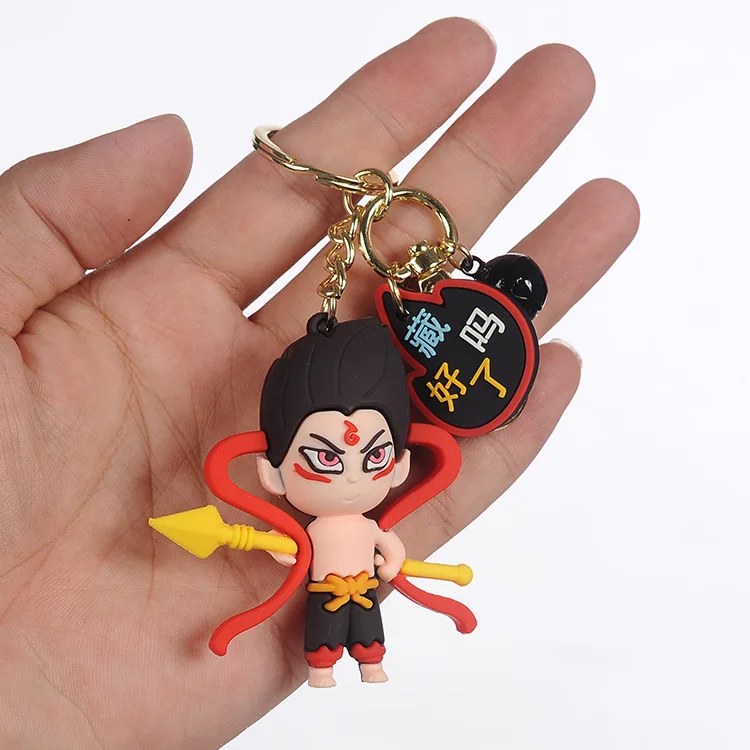 2019 новые и оригинальные брелки с персонажами Jey chain Magic Child Born Nezha Aobing для женщин