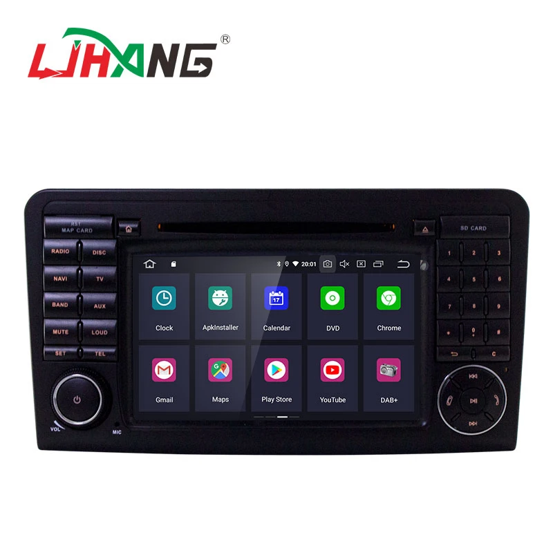 Cheap LJHANG Android 9.0 Car DVD GPS Player For Mercedes Benz ML/GL CLASS W164 ML350 ML500 2 Din Car Multimedia Radio WIFI Audio Auto 1