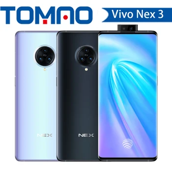 

New Original Vivo Nex 3 4G LTE Mobile Phone Android 9.0 6.89"Plus Snapdragon 855 Super Amoled 8G RAM 128G ROM 64.0MP 44W Charger