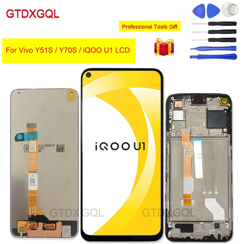 6 53 &quotоригинальный новый для Vivo Y51s Y70s V2002A ЖК-дисплей Дисплей кодирующий
