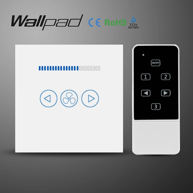 Настенный выключатель Wallpad белый светодиодный стандартный с пультом