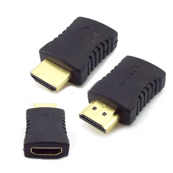 

1pcs 2pcs 5pcs HDMI Connector Gold Plated HDMI Male to Mini HDMI Female Full HDMI Adapter Converter for HDTV