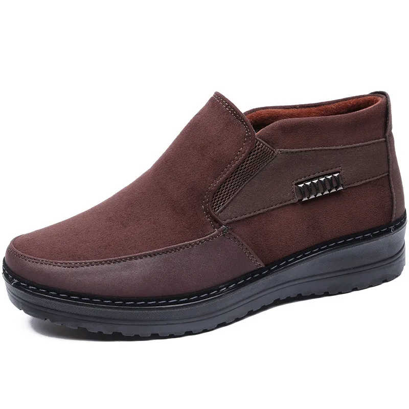 

Fashion Winter Men Boots Waterproof Comfortable Snow Boots Fur Warm winter Ankle Shoes Men Footwear Male Light 2020