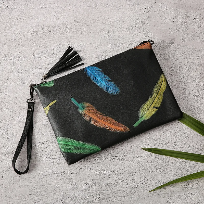 

Men's and women's fashion clutch bag, envelope bag, single-shoulder diagonal straddle bag